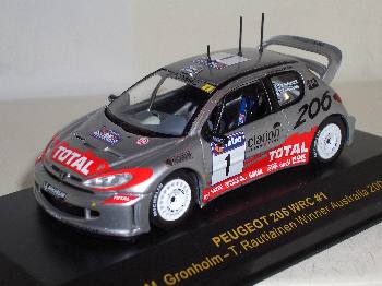 Peugeot 206 WRC Australia 2001 - Ixo 1:43